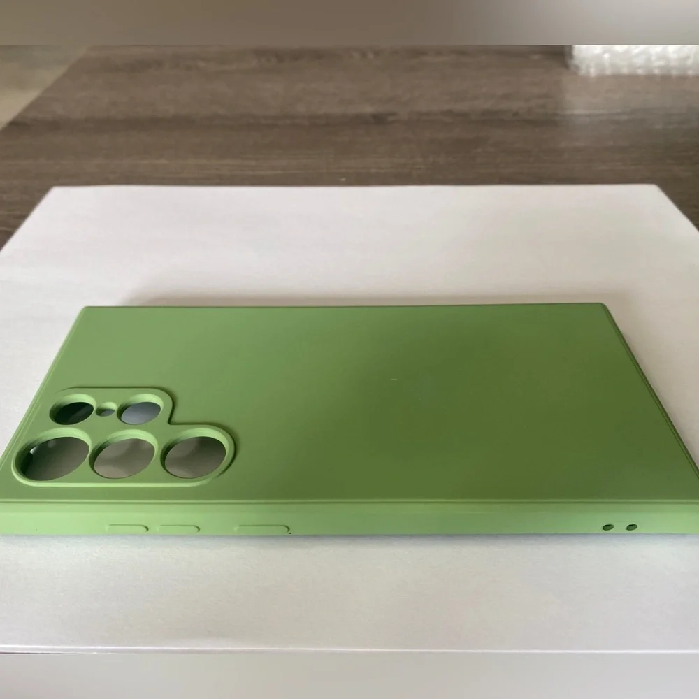 Samsung S22 ultra silicone case Slim Fit Green